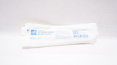 Medline SYR130010A Luer Lock Disposable Syringe Without Ndle. 30ml